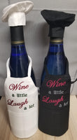 Wine Bottle Aprons and Hats